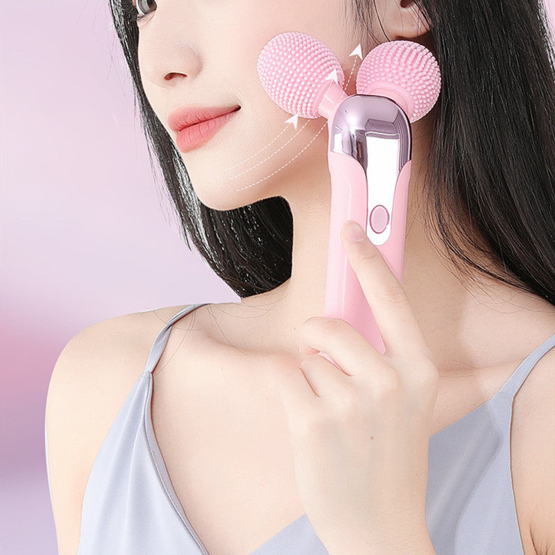 Vibrating Facial Roller: Cleansing & Contouring