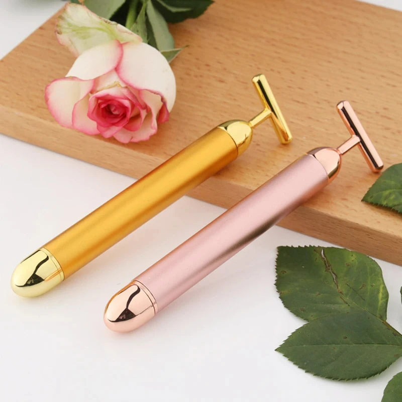 GildedPulse – 24K Vibrating Face Roller